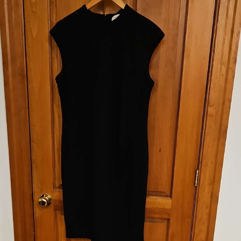 Calvin Klein Classic Black Midi Dress